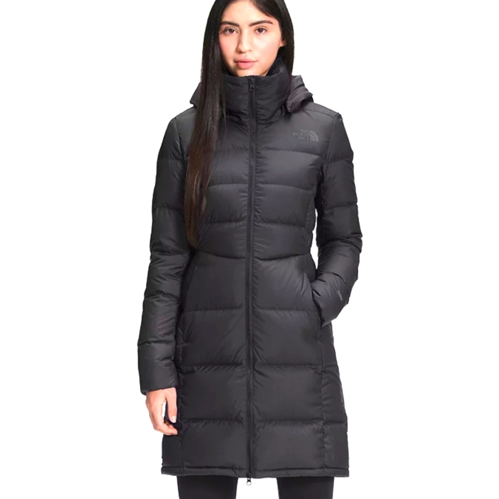 The Northface Women’s Metropolis parka, TNF Black, size large